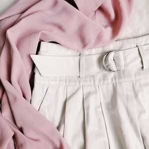 Light Beige Pencil Skirt